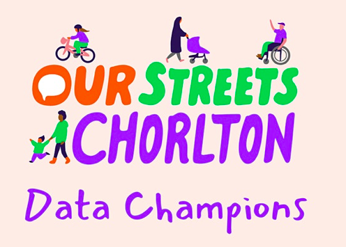 Our Streets Chorlton Data Champions logo