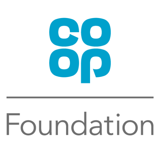 Co-op Foundation logo in blue and grey